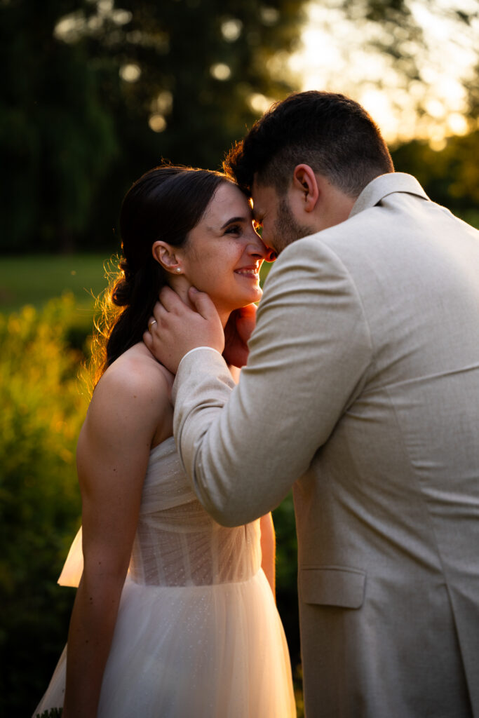 Fotografin Hochzeit NÖ, Hochzeit Schloss Ernegg, Paarshooting bei Sonnenuntergang